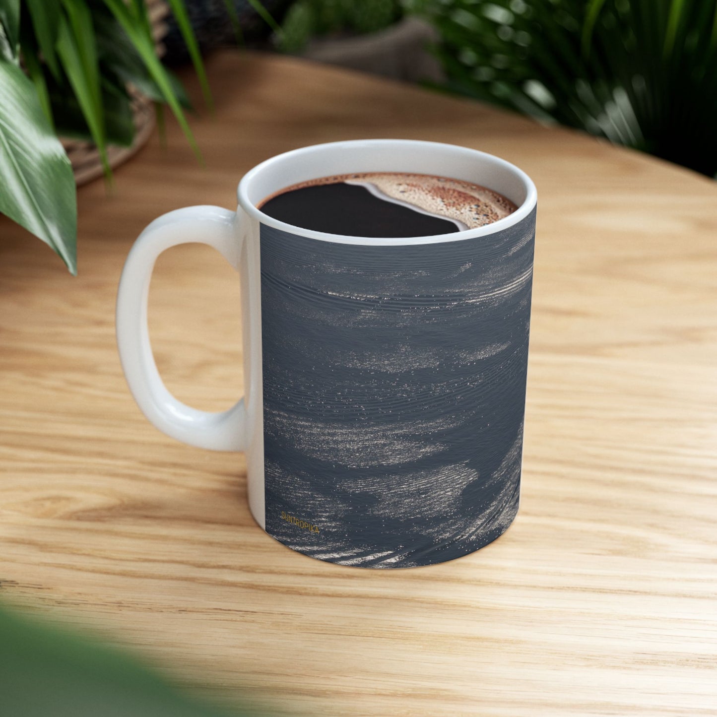 Suntropika Ceramic Mug - South of France - 11oz - Perfect for Coffee Lovers & Beach Vibes