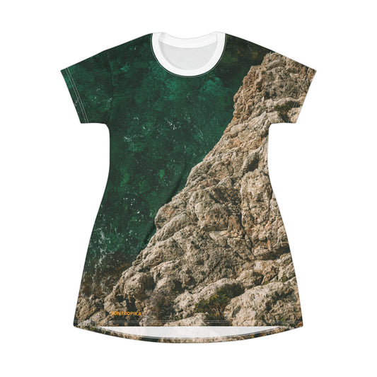 Suntropika T-Shirt Dress Water on the rocks – Casual Summer Wear