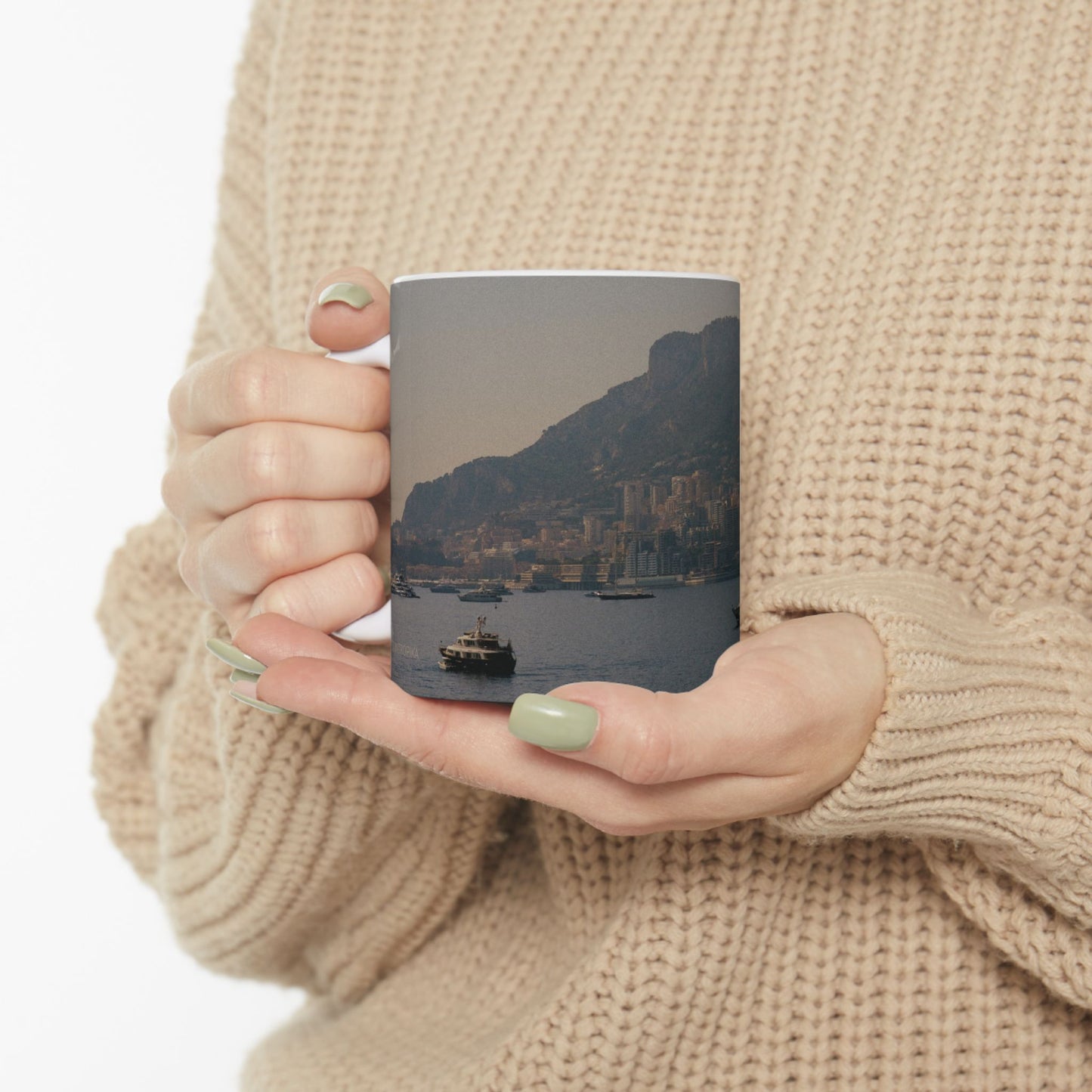 Suntropika Ceramic Mug - Monte Carlo Sunset - 11oz - Perfect for Coffee Lovers & Beach Vibes