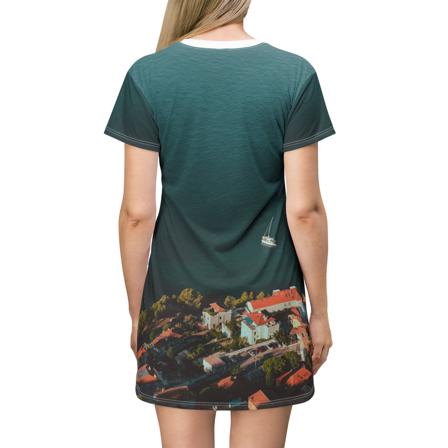 Suntropika T-Shirt Dress Yacht at Roquebrune – Casual Summer Wear