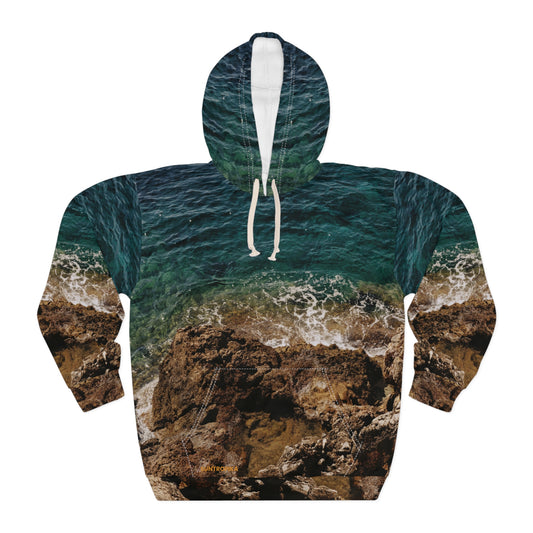 Suntropika Hoodie Crashing Water - Perfect for Beach Days & Casual Outings