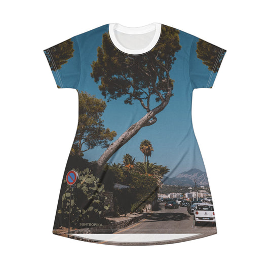 Suntropika T-shirt Dress Street in Roquebrune-Cap-Martin – Casual Summer Wear