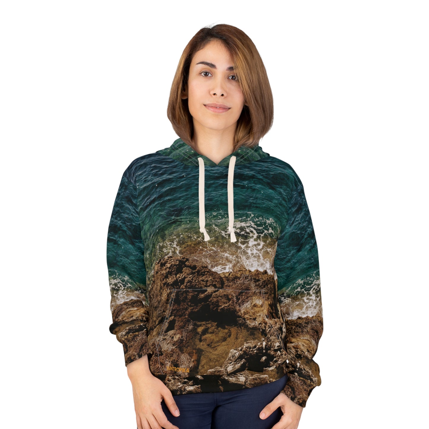 Suntropika Hoodie Crashing Water - Perfect for Beach Days & Casual Outings