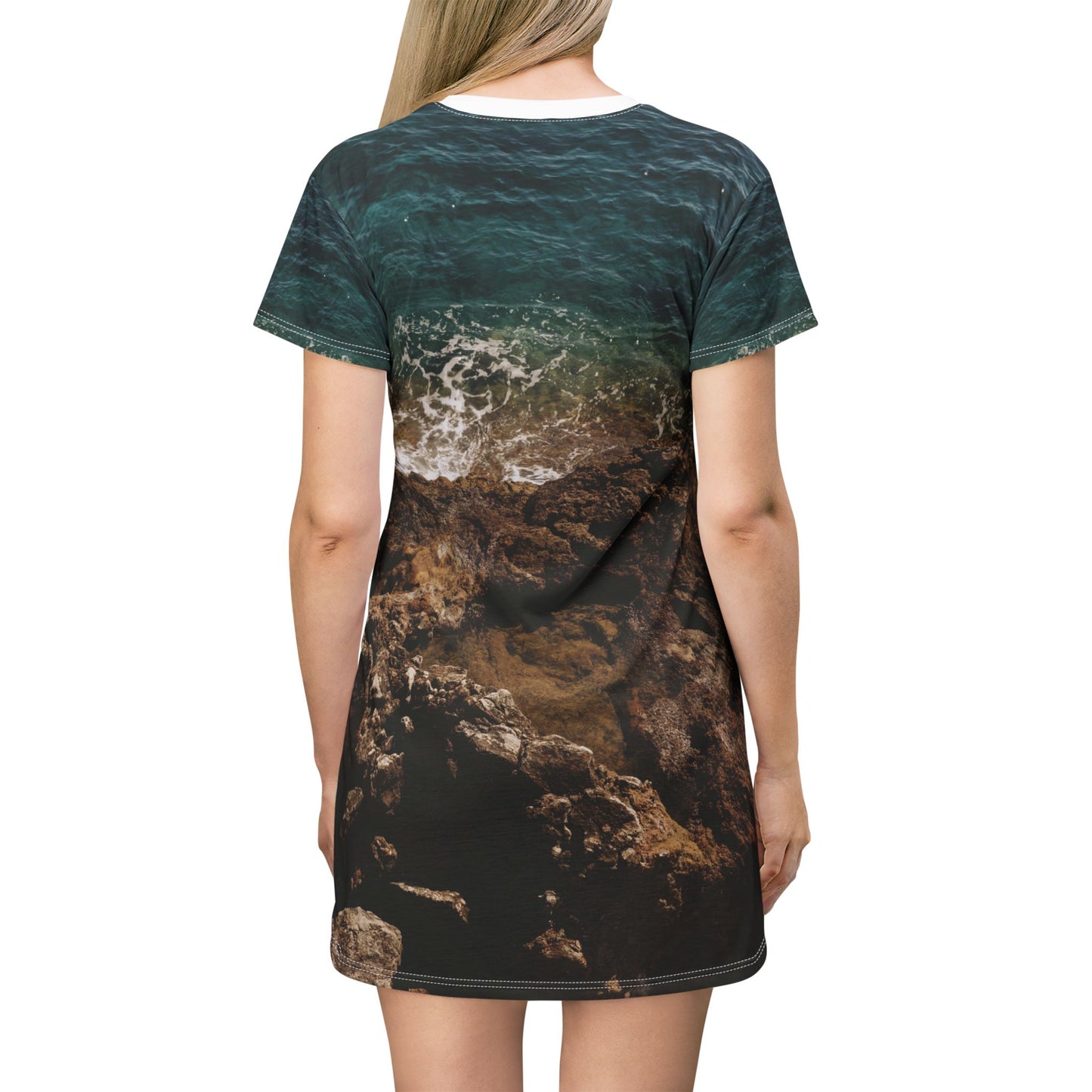 Suntropika T-Shirt Dress Crashing Water – Casual Summer Wear