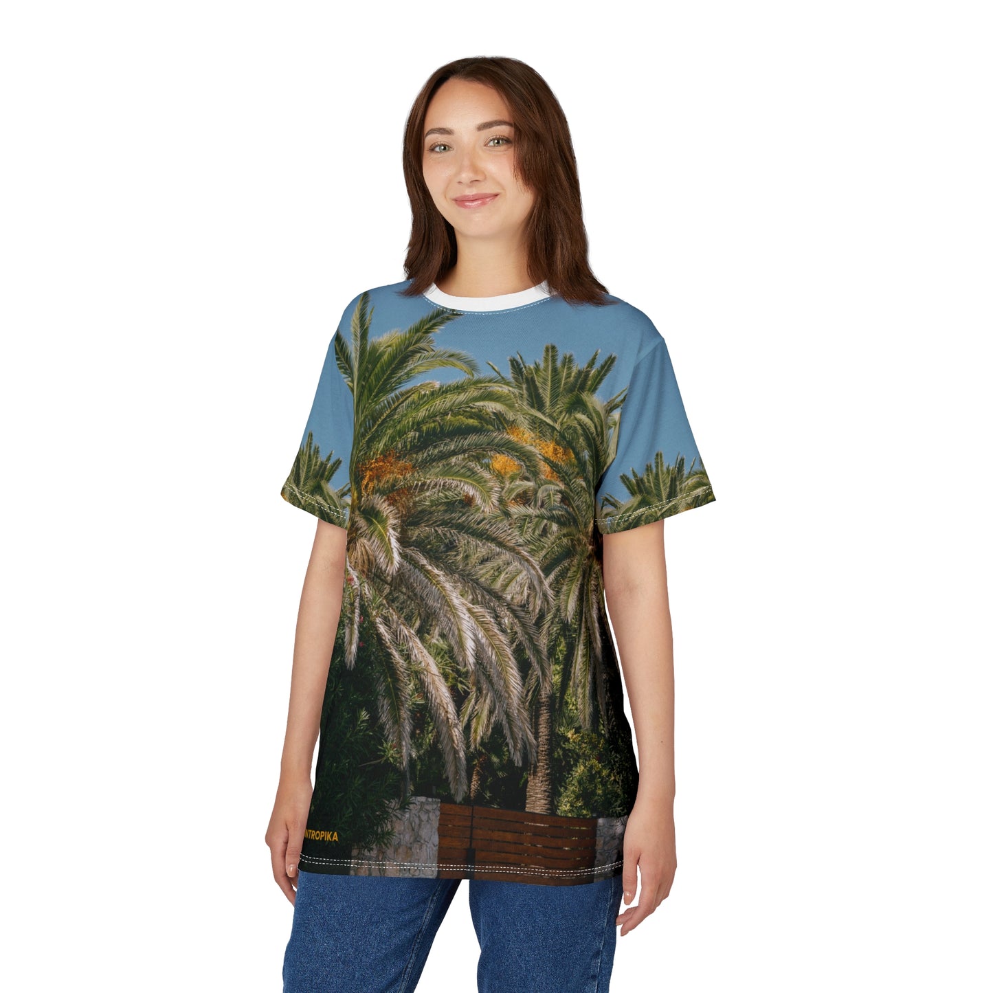 Suntropika T-shirt with Palm Trees, Color - Perfect for Summer Adventures