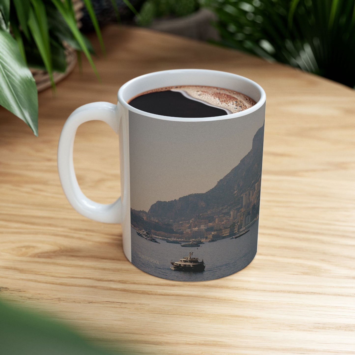 Suntropika Ceramic Mug - Monte Carlo Sunset - 11oz - Perfect for Coffee Lovers & Beach Vibes