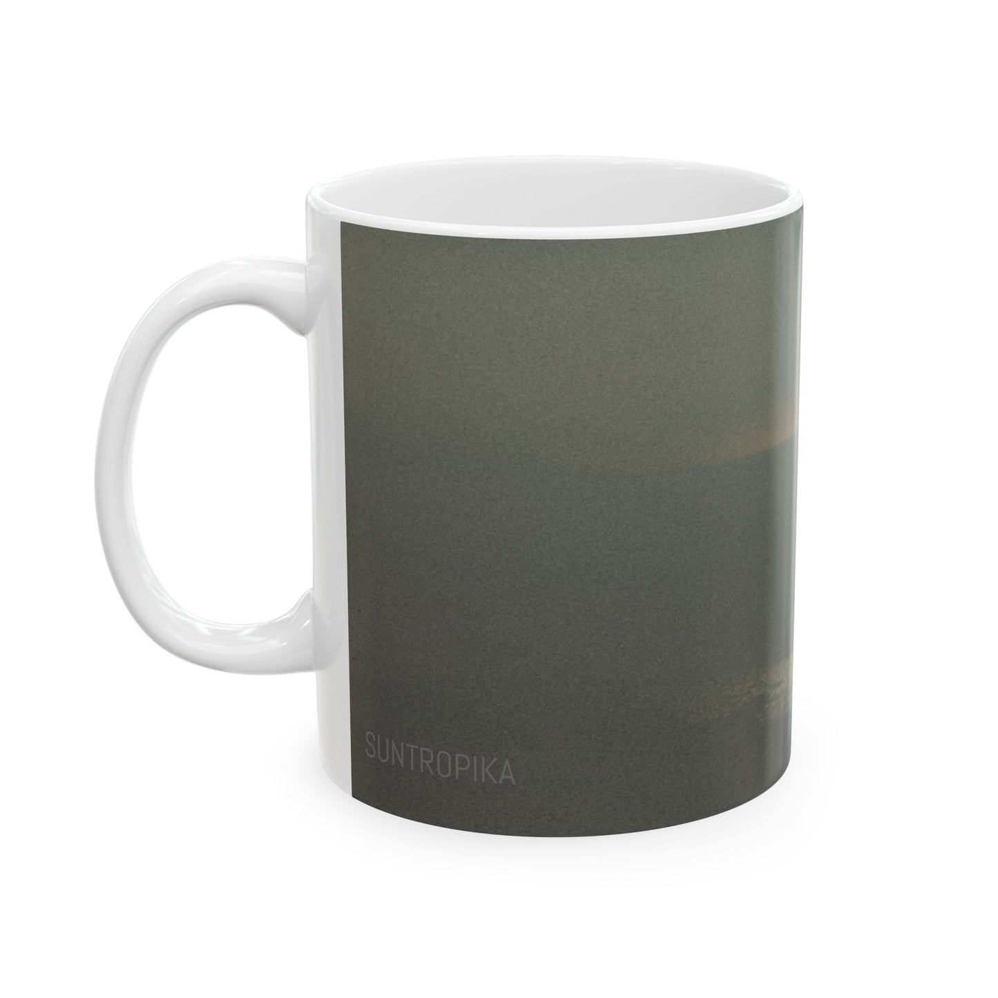 Suntropika Ceramic Mug - Sunset Sea - 11oz - Perfect for Coffee Lovers & Beach Vibes
