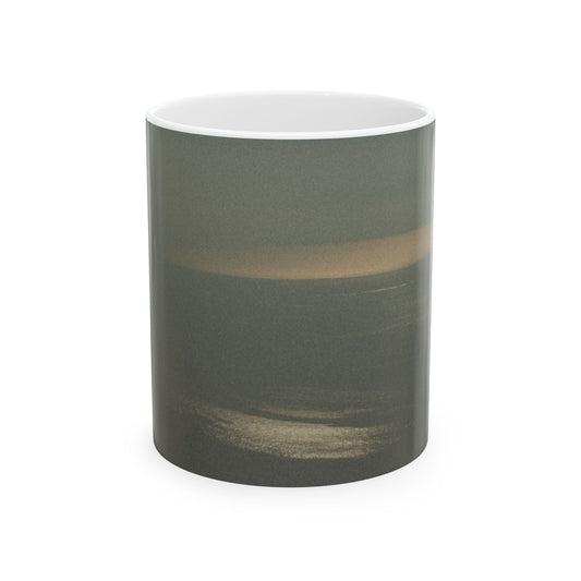 Suntropika Ceramic Mug - Sunset Sea - 11oz - Perfect for Coffee Lovers & Beach Vibes