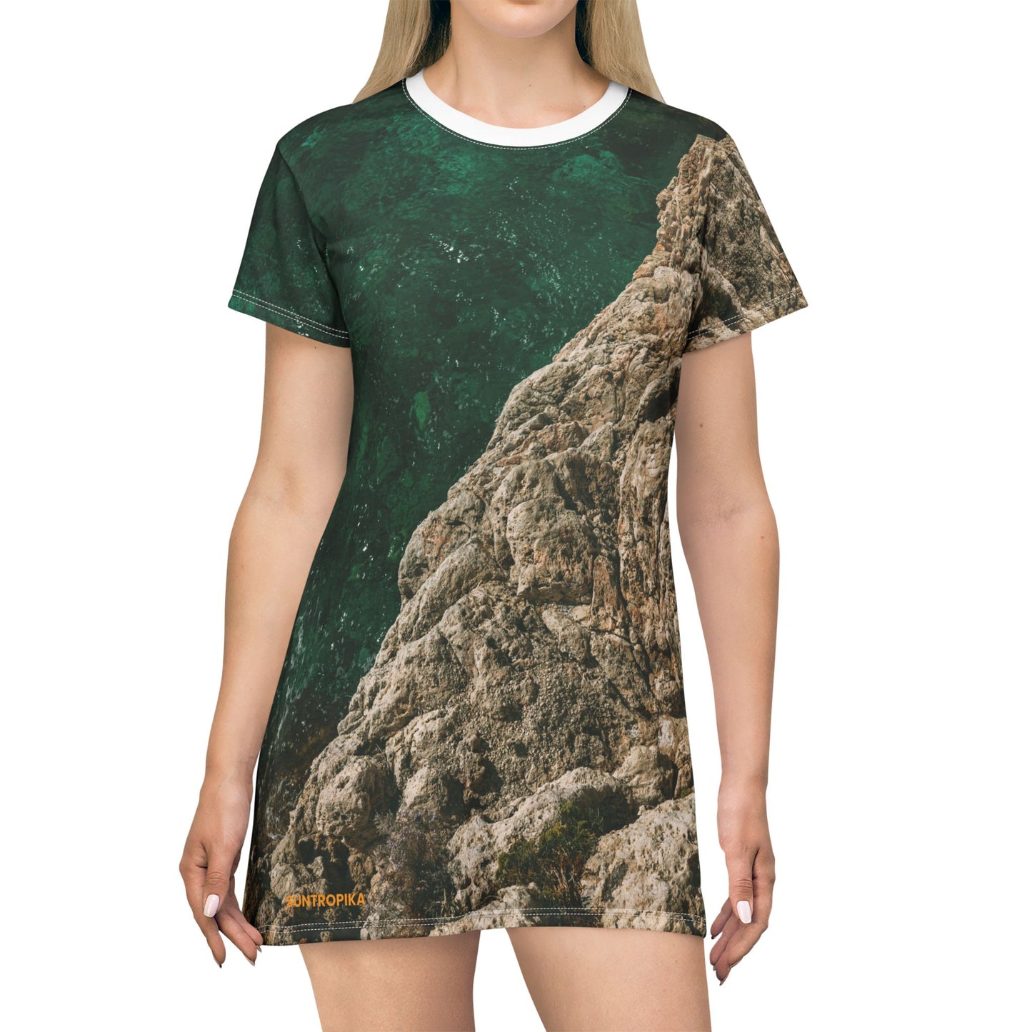 Suntropika T-Shirt Dress Water on the rocks – Casual Summer Wear