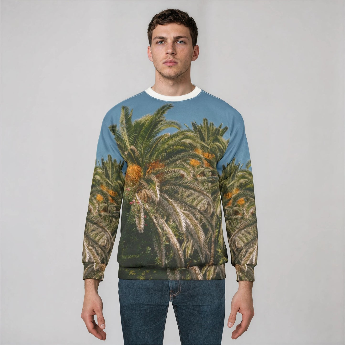 Suntropika Sweatshirt Palm Trees - Unisex Sweatshirt for Relaxation and Travel