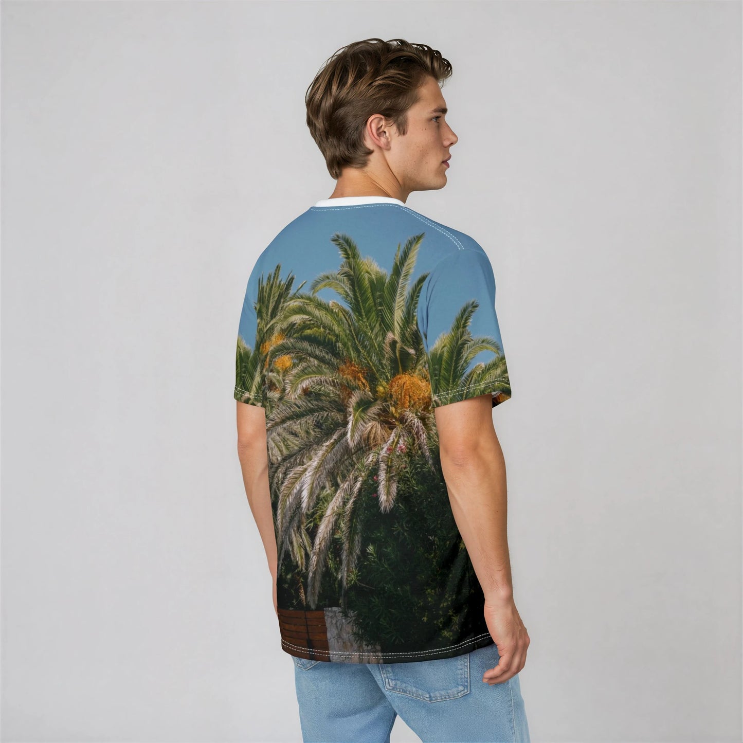 Suntropika T-shirt with Palm Trees, Color - Perfect for Summer Adventures