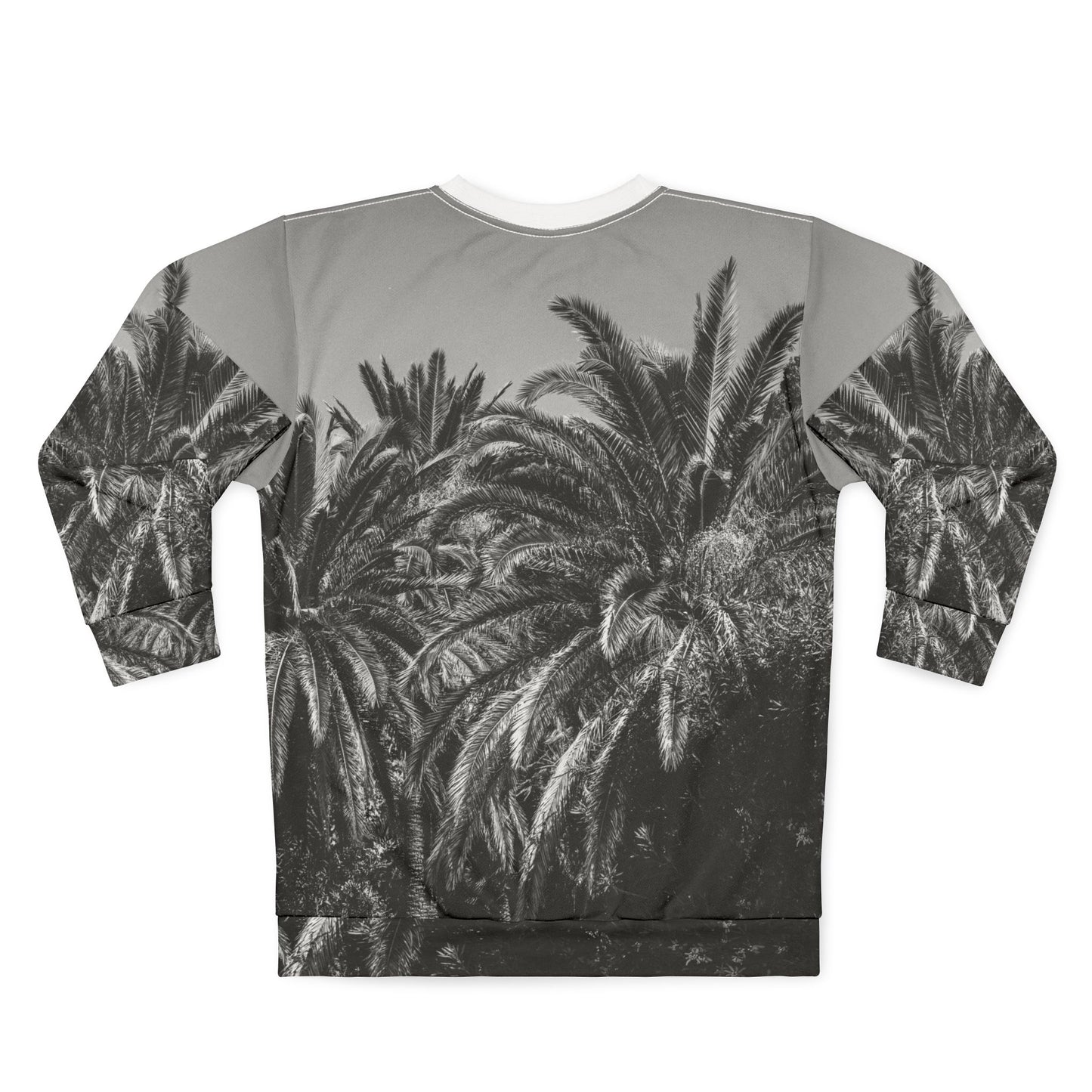 Suntropika Sweatshirt Palm Trees B&W - Unisex Sweatshirt for Relaxation and Travel