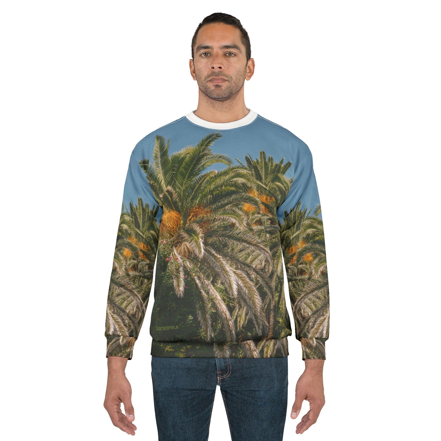 Suntropika Sweatshirt Palm Trees - Unisex Sweatshirt for Relaxation and Travel