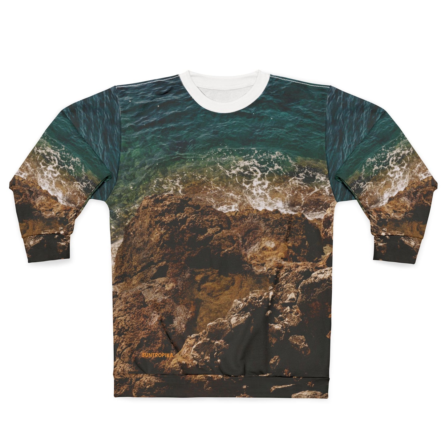 Suntropika Sweatshirt Crashing Water - Unisex Sweatshirt for Relaxation and Travel