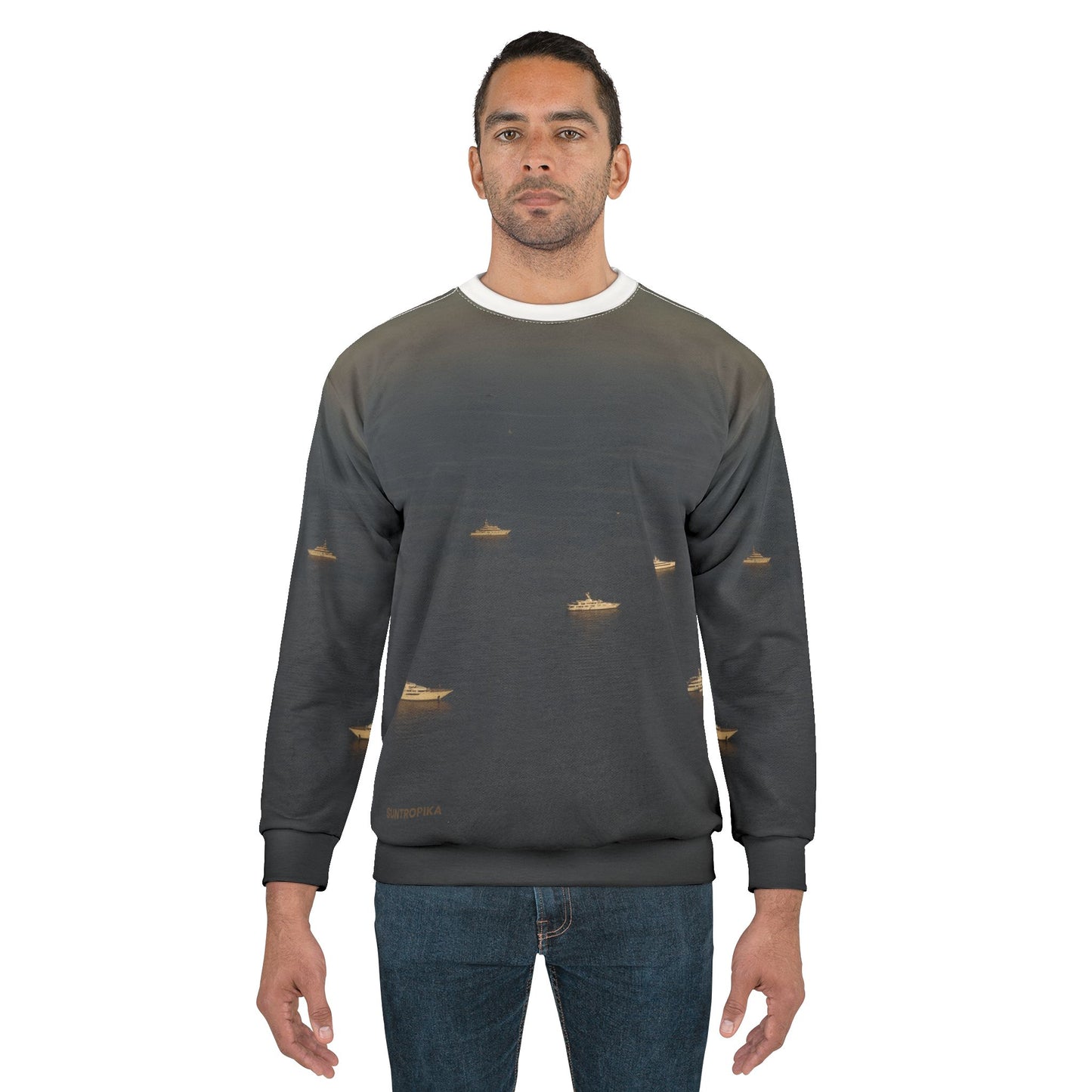 Suntropika Sweatshirt Yachts at sea - Unisex Sweatshirt for Relaxation and Travel