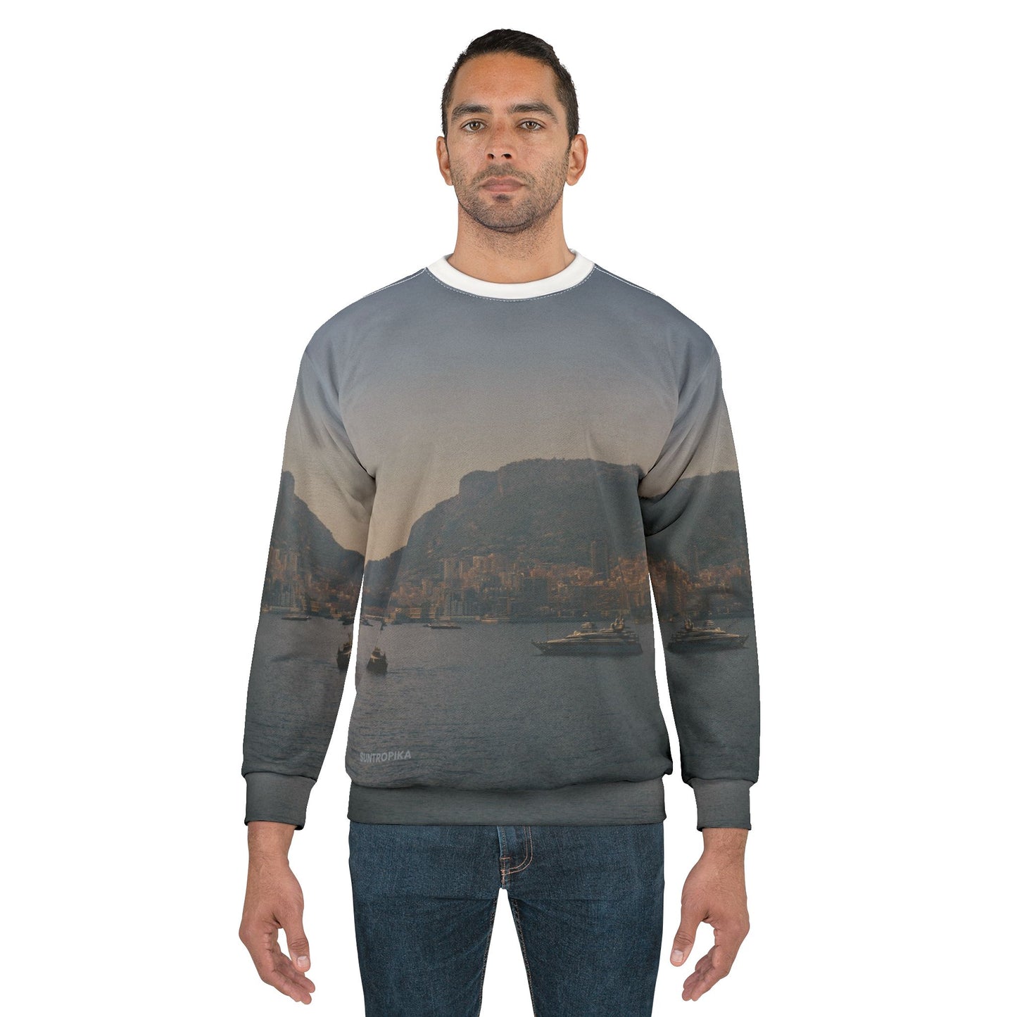 Suntropika Sweatshirt Monte Carlo Sunset - Unisex Sweatshirt for Relaxation and Travel