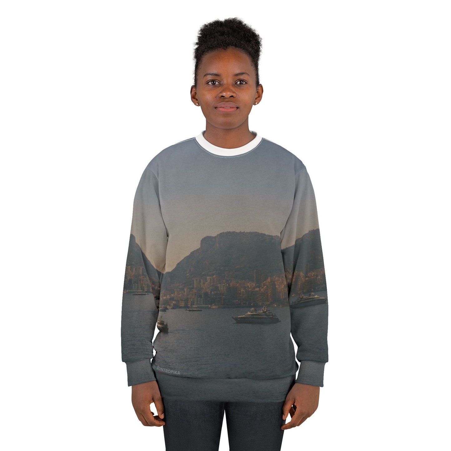 Suntropika Sweatshirt Monte Carlo Sunset - Unisex Sweatshirt for Relaxation and Travel
