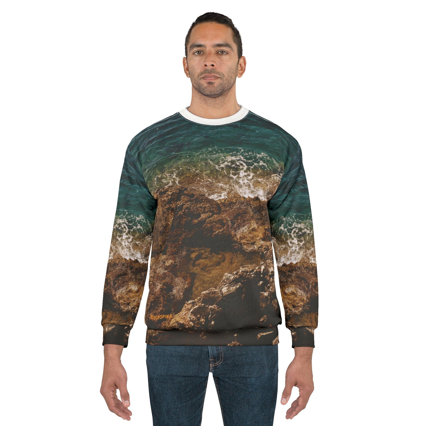 Suntropika Sweatshirt Crashing Water - Unisex Sweatshirt for Relaxation and Travel