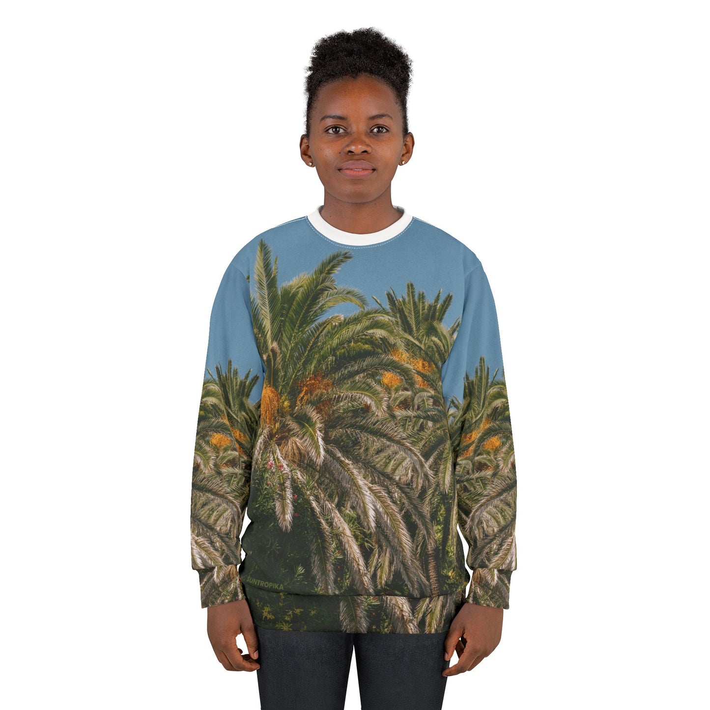 Suntropika Sweatshirt Palm Trees - Unisex Sweatshirt for Relaxation and Travel
