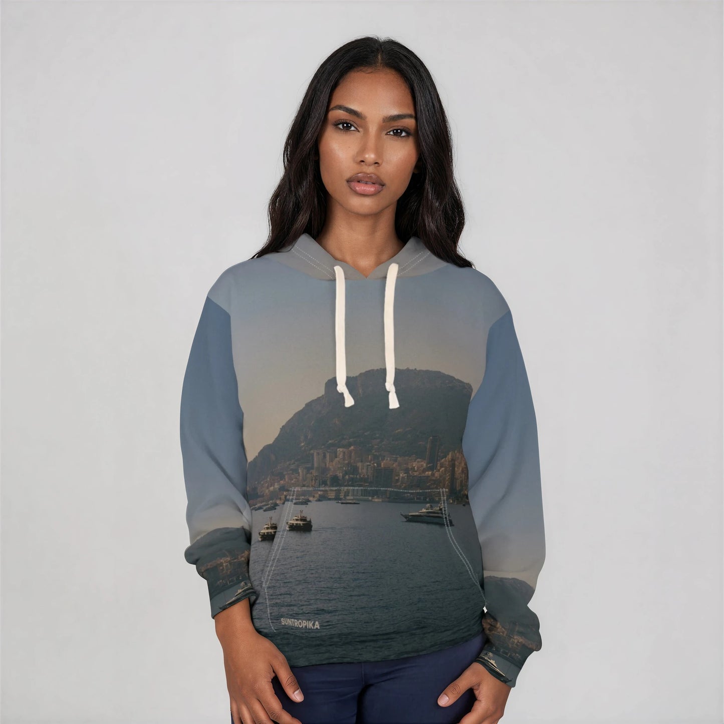 Suntropika Hoodie Monte Carlo Sunset - Perfect for Beach Days & Casual Outings
