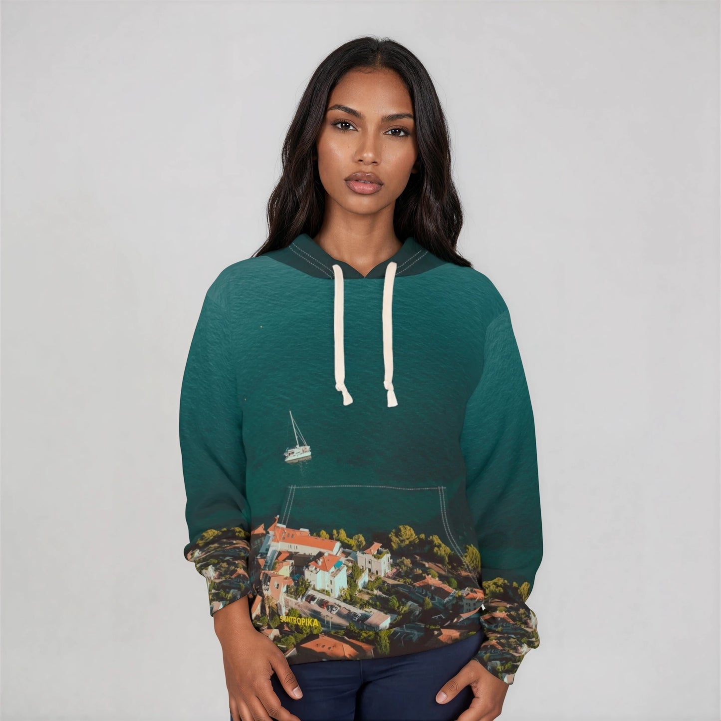 Suntropika Hoodie Roquebrune Beach - Perfect for Beach Days & Casual Outings