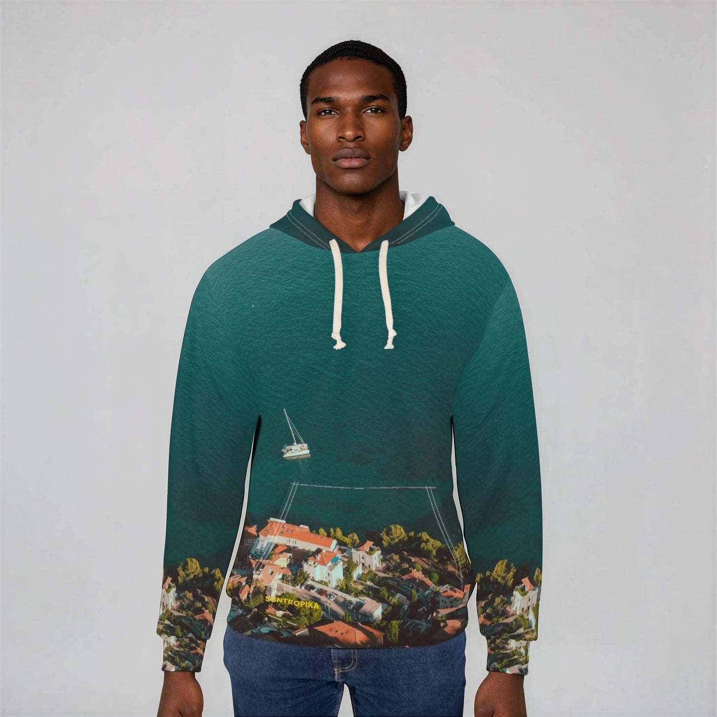 Suntropika Hoodie Roquebrune Beach - Perfect for Beach Days & Casual Outings
