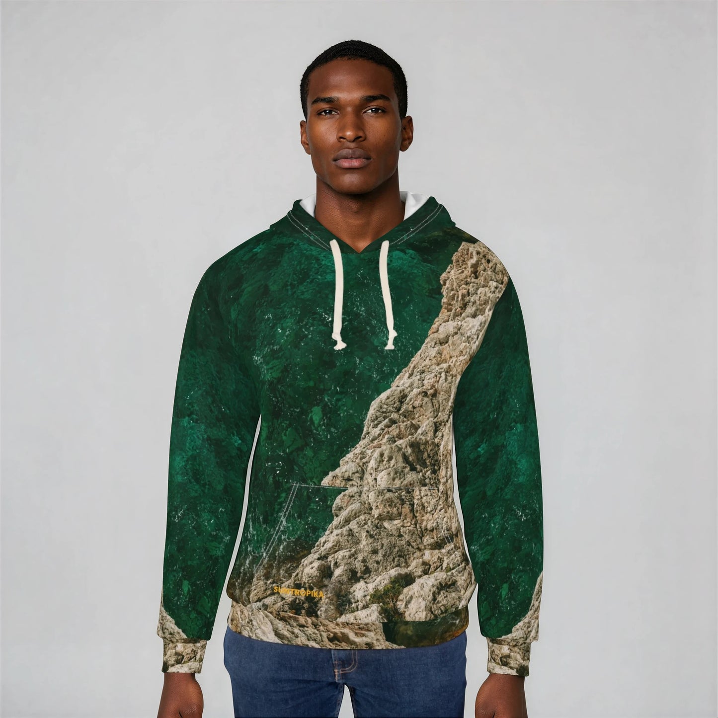 Suntropika Hoodie Water on the rocks - Perfect for Beach Days & Casual Outings