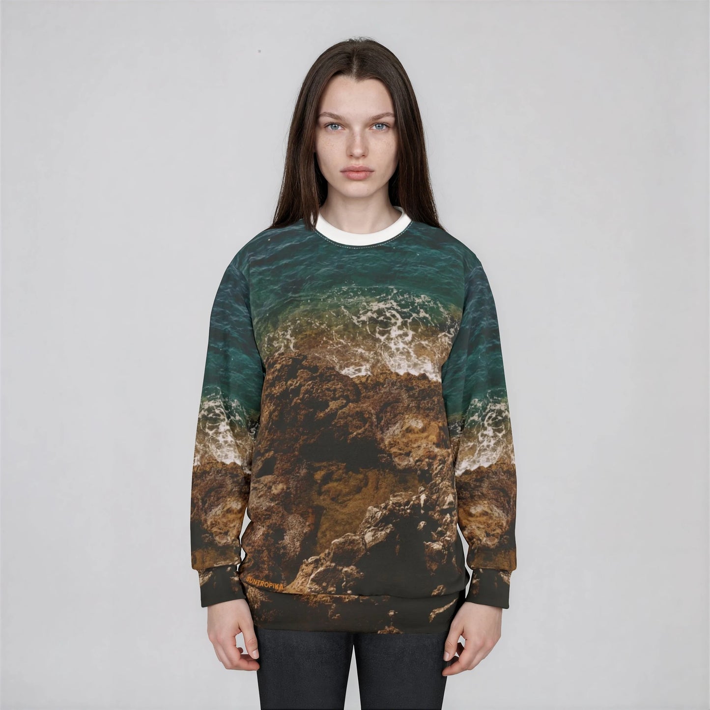 Suntropika Sweatshirt Crashing Water - Unisex Sweatshirt for Relaxation and Travel
