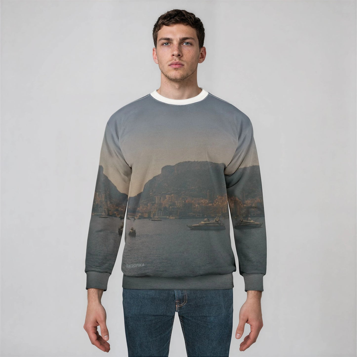 Suntropika Sweatshirt Monte Carlo Sunset - Unisex Sweatshirt for Relaxation and Travel