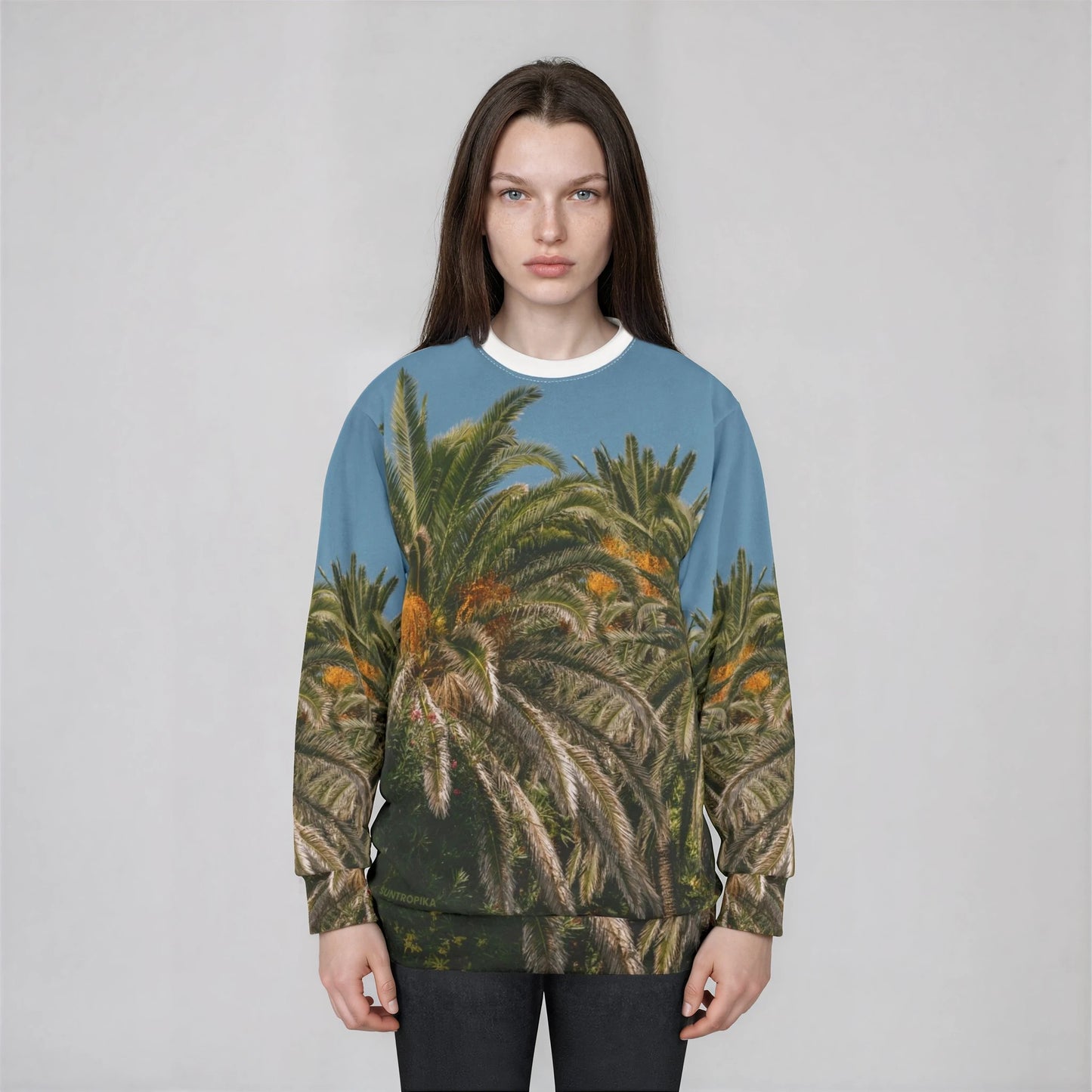 Suntropika Sweatshirt Palm Trees - Unisex Sweatshirt for Relaxation and Travel