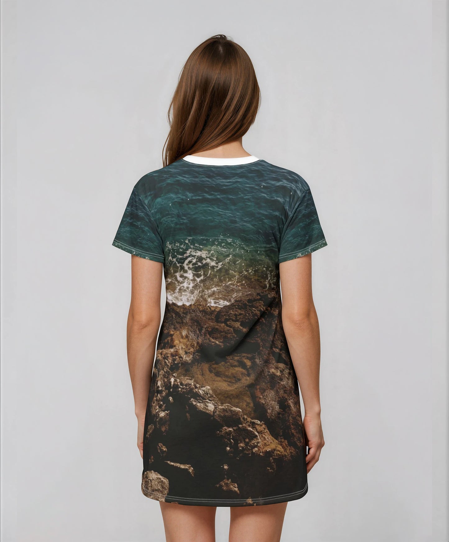 Suntropika T-Shirt Dress Crashing Water – Casual Summer Wear