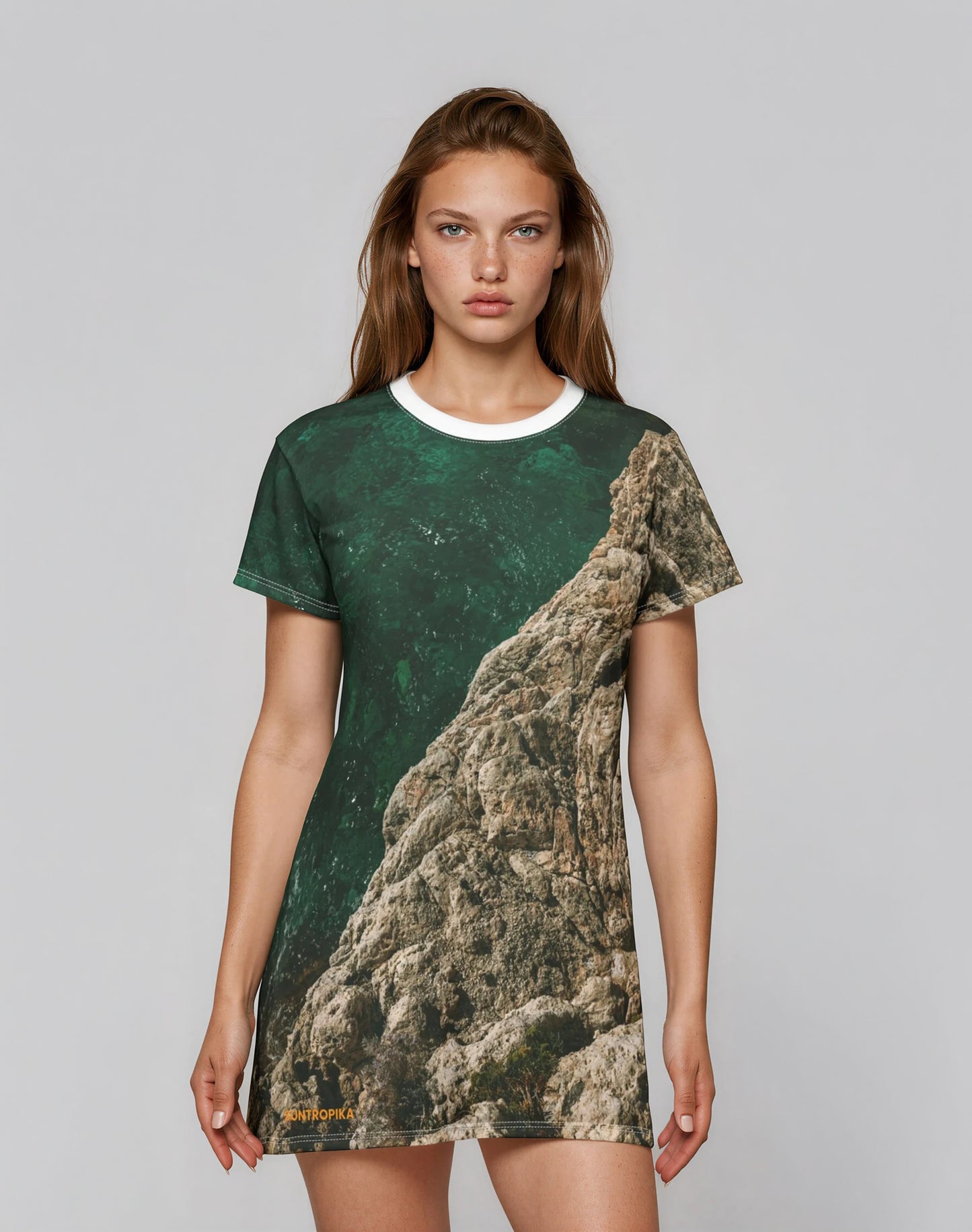 Suntropika T-Shirt Dress Water on the rocks – Casual Summer Wear