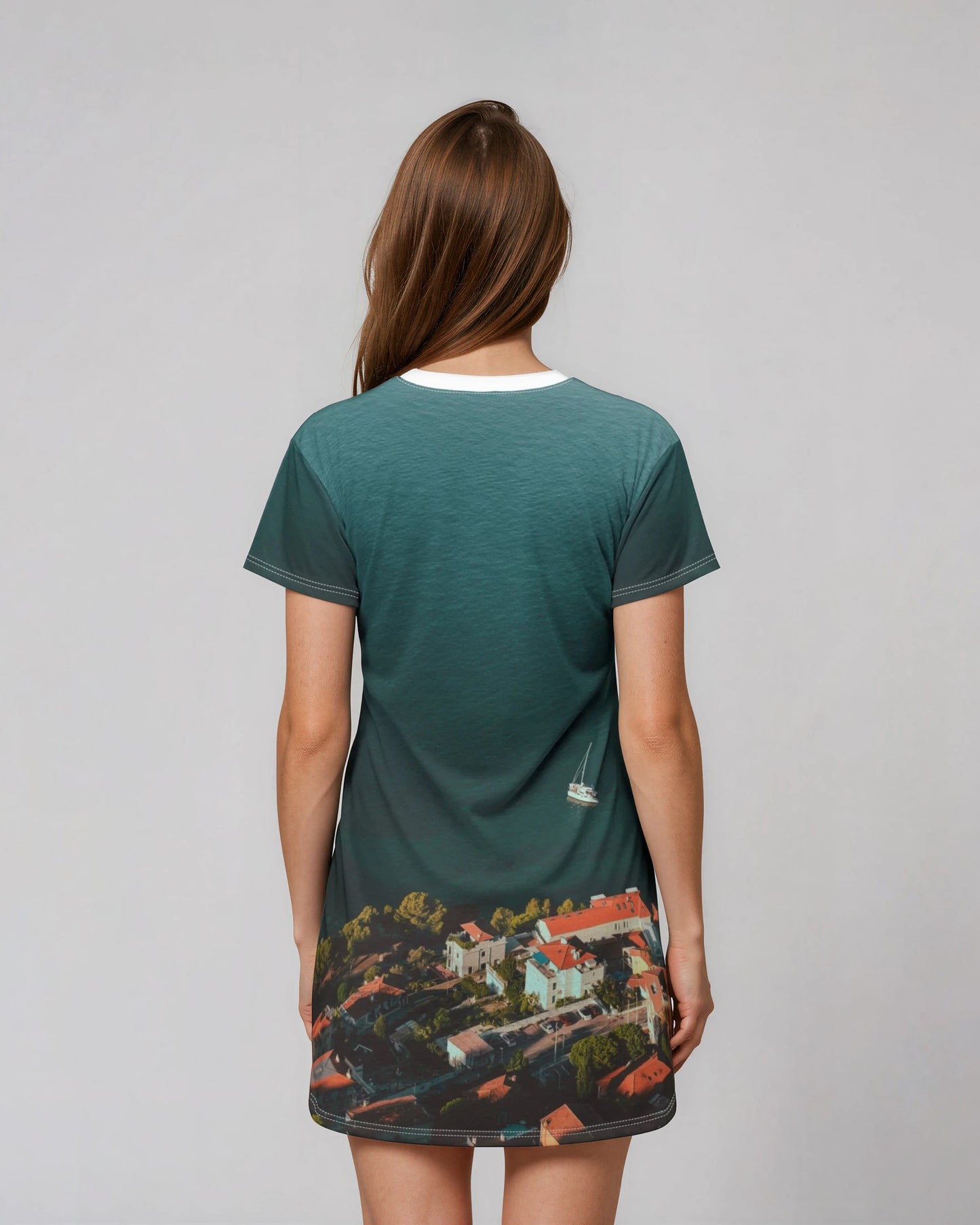 Suntropika T-Shirt Dress Yacht at Roquebrune – Casual Summer Wear