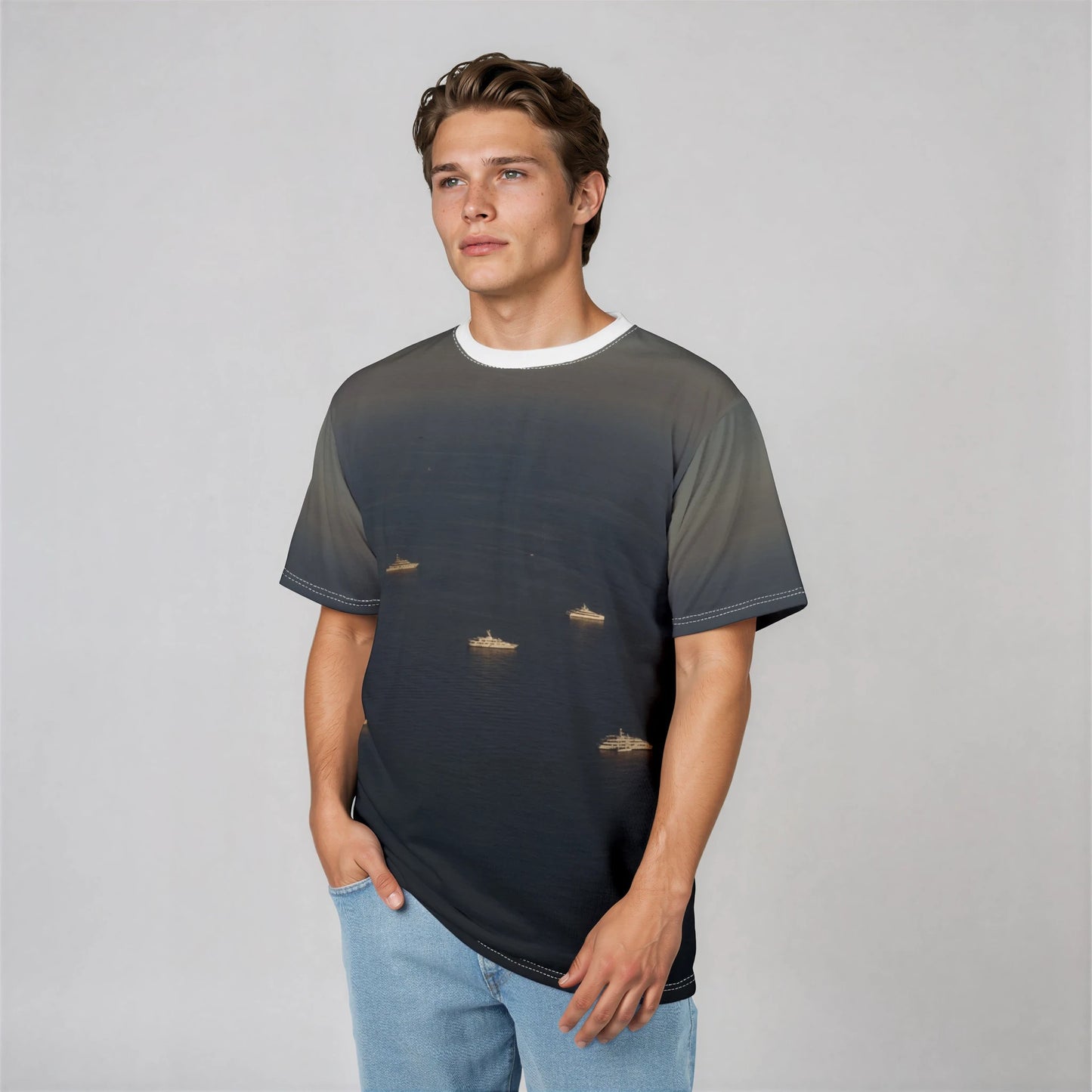 Suntropika T-shirt Yachts at sea - Perfect for Summer Adventures