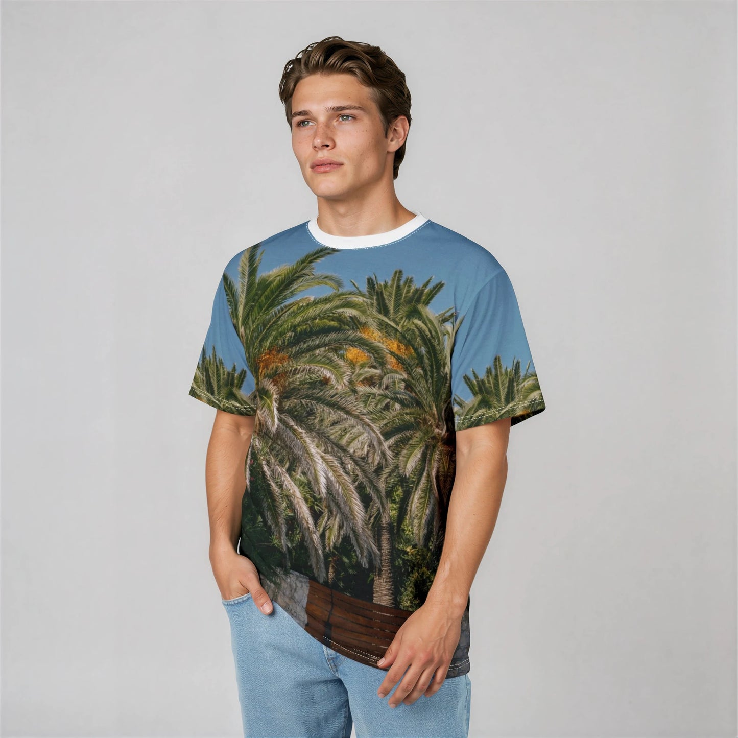 Suntropika T-shirt with Palm Trees, Color - Perfect for Summer Adventures